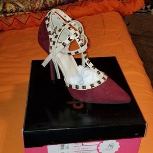 Burgundy Charlotte Russe Heels
